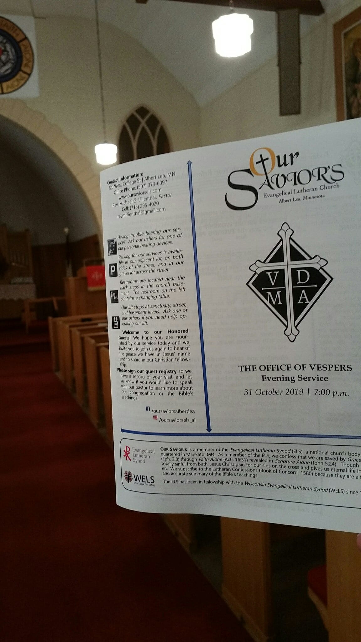 Reformation Vespers